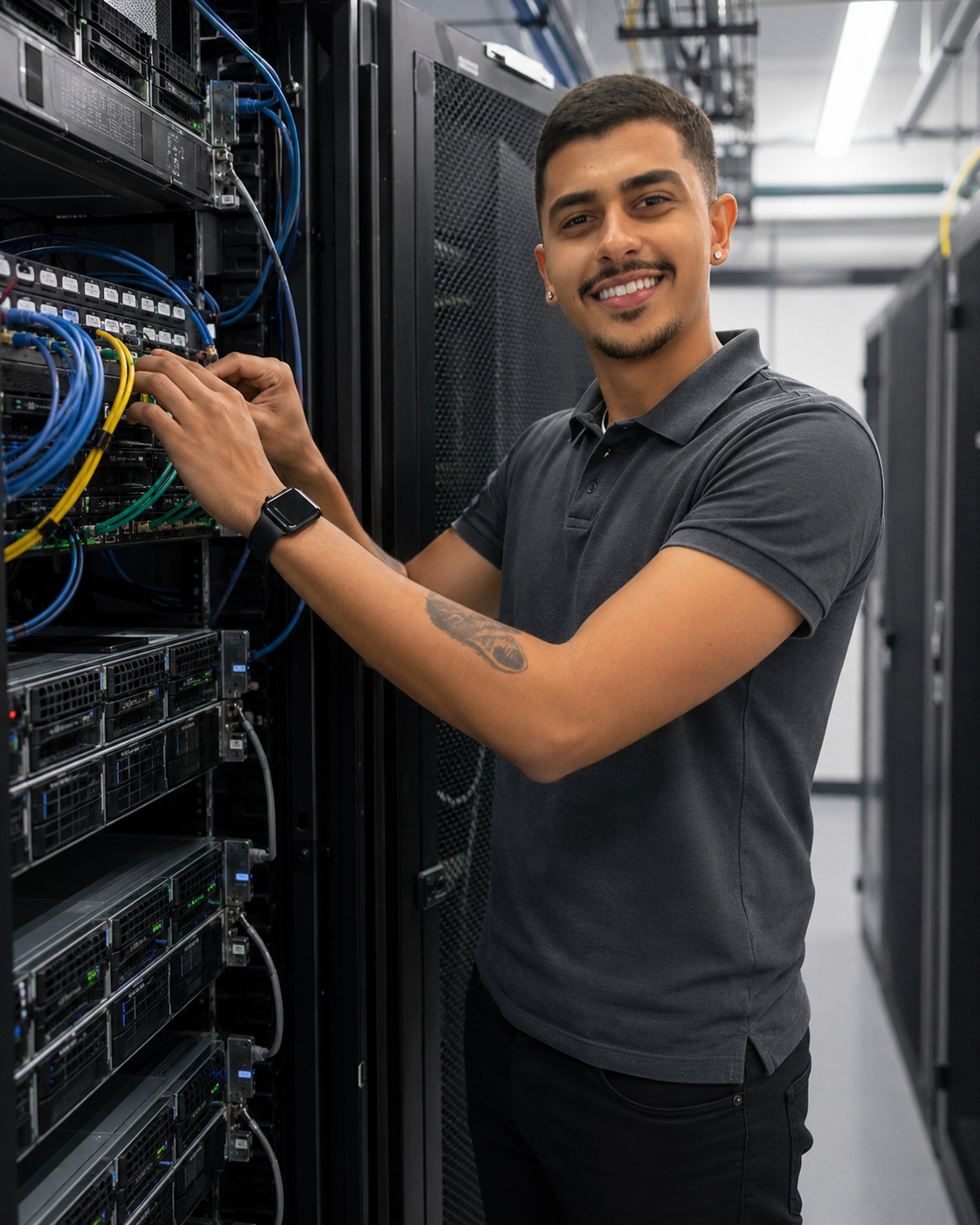 Infraestrutura de TI e cloud computing conduzidas pela Cooper IA